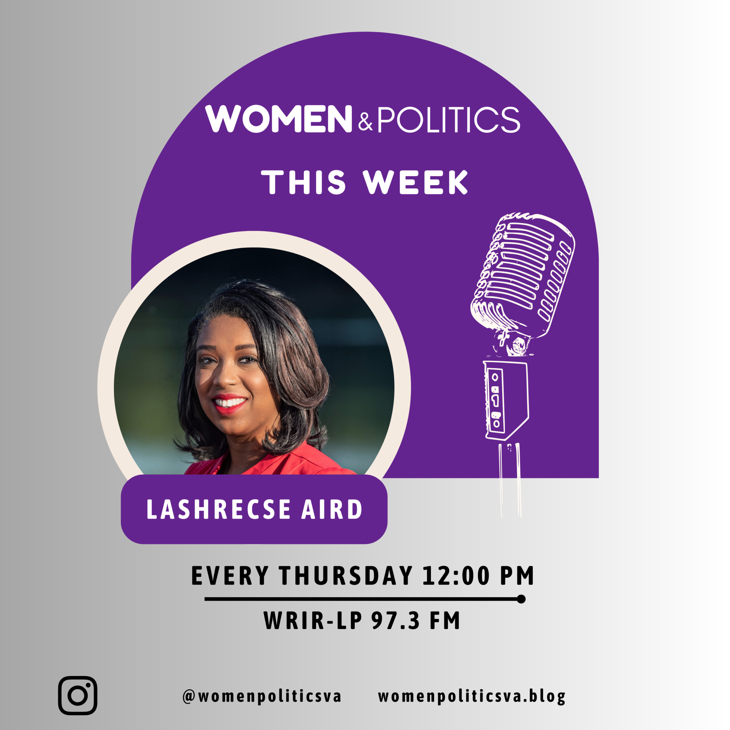 Women & Politics with Lashrecse Aird - 97.3 wrir - Richmond Independent ...